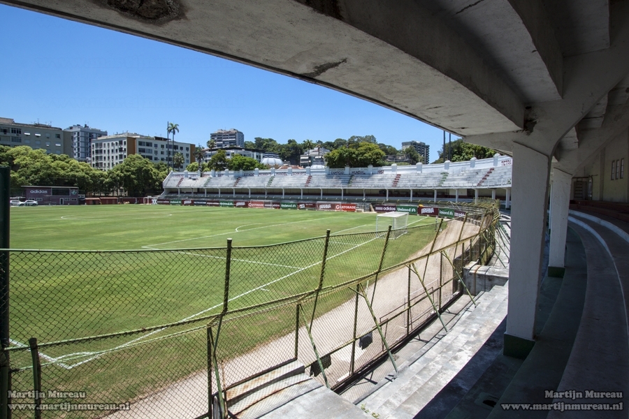 The stadium EstÃ¡dio das Laranjeiras, former home of Rio de Janeiro based club Fluminense FC