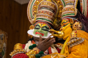 Katakali voorstelling in Kochi