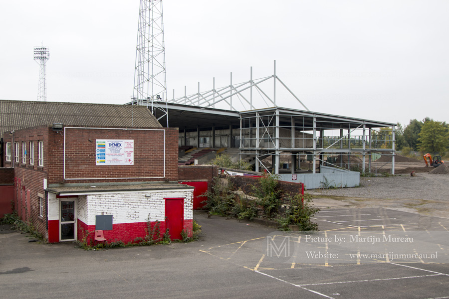 Een triest uitzicht op het oude stadion van Rotherham United