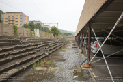 The former stadium UR Namur, nowadays a ground for parking