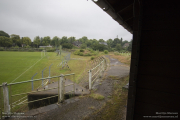 The abandonned stadium "Stadion aan de Kastanjelaan", former ground of Patro Eisden