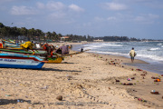 Beach life in Mahabalipuram