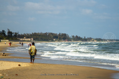 Beach life in Mahabalipuram
